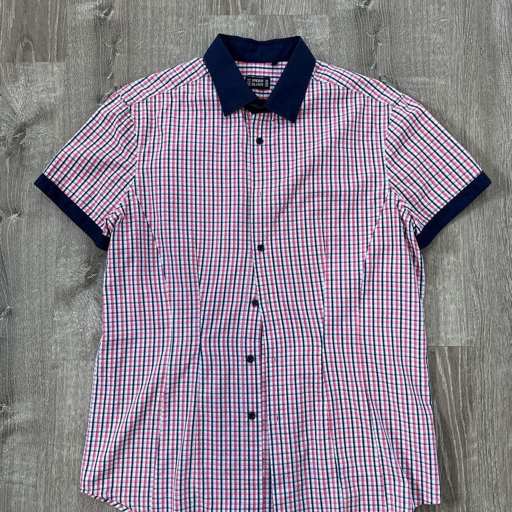 Men’s Casual Short Sleeve Button Down